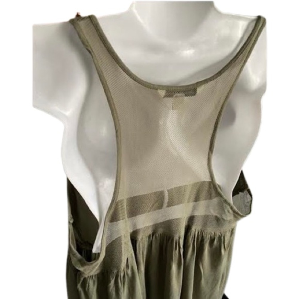 Green Summer Mesh Tank American Eagle